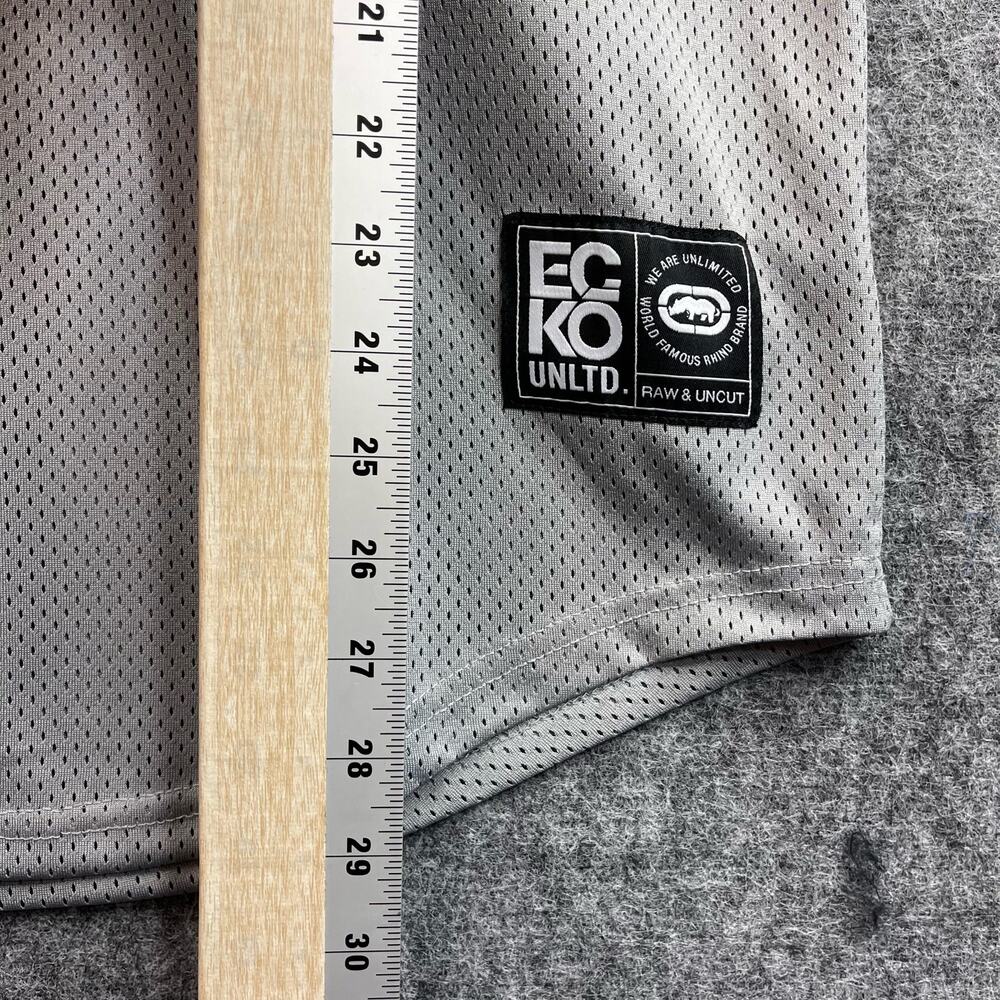 ECKO UNLTD. Mens Activewear Shirt Size L Gray Black Grey Marled - Picture 5 of 12